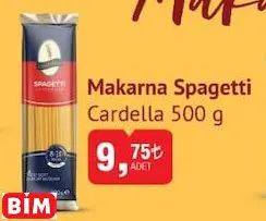 CARDELLA MAKARNA SPAGETTİ 500 G